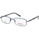 National NA0314 Eyeglass Frames - Shiny Blue Frame Color