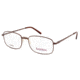 National NA0319 Eyeglass Frames - Shiny Dark Brown Frame Color