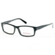 National NA0343 Eyeglass Frames - Shiny Black Frame Color