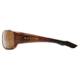 Native Eyewear Bolder Sunglasses, Wood Frame, Bronze Reflex Brown Lens, Polarized, 138 361 520