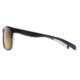 Native Eyewear Braiden Single Vision Prescription Sunglasses, Gloss Black / Pale Pink / Gloss Black Frame, Polarized, 185 916 527SV