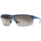 Native Eyewear Hardtop Ultra XP Sunglasses,Steel Blue Frame,Silver Reflex Gray Lens,Polarized,182 304 528