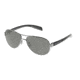 Native Eyewear Haskill Sunglasses,Chrome/Iron/Gray Frame,Gray Lens,Polarized,164 377 523