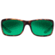 Native Eyewear Kannah Sunglasses,Desert Tort Frame,Green Reflex Brown Lens,Polarized,178 312 529