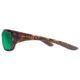 Native Eyewear Kannah Sunglasses,Desert Tort Frame,Green Reflex Brown Lens,Polarized,178 312 529