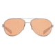 Native Eyewear Patroller Sunglasses,Chrome/Crystal Brown Frame,Brown Lens,Polarized,175 397 524