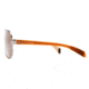 Native Eyewear Patroller Sunglasses,Chrome/Crystal Brown Frame,Brown Lens,Polarized,175 397 524