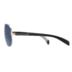 Native Eyewear Patroller Sunglasses,Chrome/Iron Frame,Blue Reflex Lens,Polarized,175 377 526