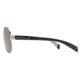 Native Eyewear Patroller Sunglasses,Chrome/Iron Frame,Silver Reflex Lens,Polarized,175 377 528