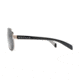 Native Eyewear Patroller Sunglasses,Chrome/Iron Frame,Gray Lens,Polarized,175 377 523