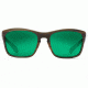 Native Eyewear Penrose Sunglasses,Wood/Black Frame,Green Reflex Brown Lens,Polarized,179 903 529