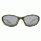 Native Eyewear Silencer Sunglasses, Moss Frame, Silver Reflex Gray Lens, Polarized, 115 356 521