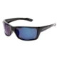 Native Eyewear Wazee Sunglasses, Iron Frame, Blue Reflex Gray Lens, Polarized, 135 300 519