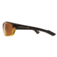 Native Eyewear Wazee Sunglasses, Stout Fade/Iron Temple Frame, Brown Lens, Polarized, 135 383 515