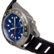 Nautis Nautis Global Dive Rubber-Strap Watch w/Date, Navy, One Size, 18093R-F