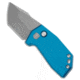 NOC Knives C.O.M.R.A.D.E. Automatic Folding Knife, 1.95in, CTS XHP, Harpoon Blade, Aluminum, Blue Handle, Blue/Gray, 4.875 inch, BHQ-191712