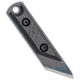 NOC Knives Micro Kiridashi Neck Fixed Blade Knife, 0.75in, O1, Carbon Fiber, Black Handle, Black/Black, 3.00 inch, BHQ-79458