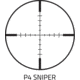 NcSTAR 3-9x42mm Mark III Tactical Series Rifle Scope, P4 Sniper Reticle, Black STP3942GV2