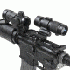 NCSTAR 3X Magnifier w/Flip to Side Quick Release Mount, Black SMAG3XFLP