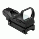 NcSTAR AR Combo/Carry Handle Adapter/Red And Green Reflex Sight w/ 4 Reticles, Black KARHD4RGB-A