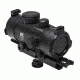 NcSTAR AR Combo/Carry Handle Adapter/Red Reflex Sight w/ Integrated Weaver Mount, Black, KARHDBB130-A