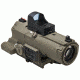 NcSTAR Eco 4X34 Prismatic Scope w/Ddab/Urban Tactical Ret/Blue Illumination/Green Laser w/White/Red Nav Lights, Tan, VECO434QRTR-A