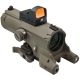NcSTAR Eco 4X34 Prismatic Scope w/Ddab/Urban Tactical Ret/Blue Illumination/Green Laser w/White/Red Nav Lights, Tan, VECO434QRTR-A