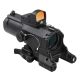 NcSTAR Eco 4X34 Prismatic Scope w/Ddab/Urban Tactical Ret/Blue Illumination/Green Laser w/White/Red Nav Lights