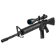 NCSTAR Euro Series 6, 24x50mm 30mm Tube Rifle Scope, Black w/Illuminated Small Cross Plus Plex Reticle SUS62450G