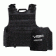 NcSTAR Expert Carrier Vest w/Two 10x12in Shooters Cut Hard PE Ballistic Panels, Black, 2XL, BPCVPCVXL2963B-A
