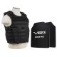 NcSTAR Expert Carrier Vest w/Two 11x14in Shooters Cut Hard PE Ballistic Panels, Black, Medium - 2XL, BPLCVPCVX2963B-A