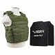 NcSTAR Expert Carrier Vest w/Two 11x14in Shooters Cut Hard PE Ballistic Panels, Green, Medium - 2XL BPLCVPCVX2963G-A