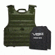 NcSTAR Expert Plate Carrier Vest w/Two 10x12in Rectangle Cut Soft Ballistic Panels, Green, 2XL, BSCVPCVXL2963G-A