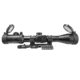 NcSTAR Full Size Rifle Scope, 4-16x44mm, 30mm Tube, Illuminated P4 Sniper Glass Etched Reticle w/ Cantilever Scope Mount, Black, SEEFP41644GSPR-A