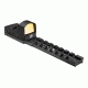 Ncstar Moss 500/590 Shotgun Reciever Micro-Dot Base/Rail Mount/ With Green Micro-Dot Optic, BLACK MSHRMDMOSG