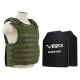 NcSTAR Quick Release Carrier Vest w/Two 11x14in Shooters Cut Hard PE Ballistic Panels, Green, Medium - 2XL, BPLCVPCVQR2964G-A