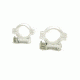 NcSTAR Scope Ring - 1'' Weaver Ring / Silver RS21