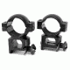 NcSTAR Scope Ring - 1in Weaver Ring / Black / Flat Stud-high RB11-2