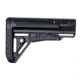 VISM Sharp Commercial Stock Adjustable Stock with Metal QD Bases, Black Polymer, DLG-131