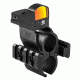 NcSTAR Shotgun Barrel/Mag Tube Micro-Dot/Rail Mount, Black, Mossberg 500/590 MSHBDMOSR