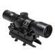 NcSTAR SKS Combo/Tri-Mount/4X30 Compact Scope w/1in Rings