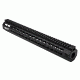 NcSTAR Vism M and P 15-22 Keymod Free Float Handguard, Black, 15 in Length VMP22FFKMR
