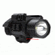 VISM Pistol Flashlight w/ Strobe And Red Laser, Gen 3, CR123A, Red/White, 200 Lumens, Black, VAPFLSRV3