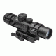 NcSTAR XRS Series 2-7x32 Compact Scope w/ Modular Upper Scope Rings, Black, Blue Ill. Mil-Dot/Waver SECXRSM2732G