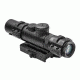NcSTAR XRS Series 2-7x32 Compact Scope w/ Modular Upper Scope Rings, Black, Blue Ill. Mil-Dot/Waver SECXRSM2732G