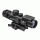 NcSTAR XRS Series 2-7x32 Compact Scope w/ Modular Upper Scope Rings, Black, Blue Ill. Mil-Dot/Waver SECXRSM2732G