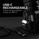 Nebo Luxtreme SL50 Rechargeable 1/2 Mile Spotlight, Black/Grey, NEB-SPT-1003