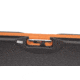 Negrini Deluxe Compact Scoped Bolt Action Rifle Case, Black/Cognac Leather Trim/Brown Interior, 1619LX/5287