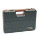 Negrini Luxury Handgun Case, Green/Cognac Leather Trim/Brown Interior, 2023LX-TAC/4841
