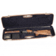 Negrini O/U Deluxe Sporter Shotgun Case, Navy/Tobacco Leather/Navy Interior, 1654LX/5166